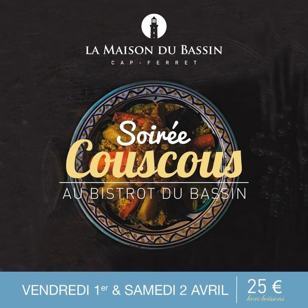 Soirée Couscous à la Maison du Bassin